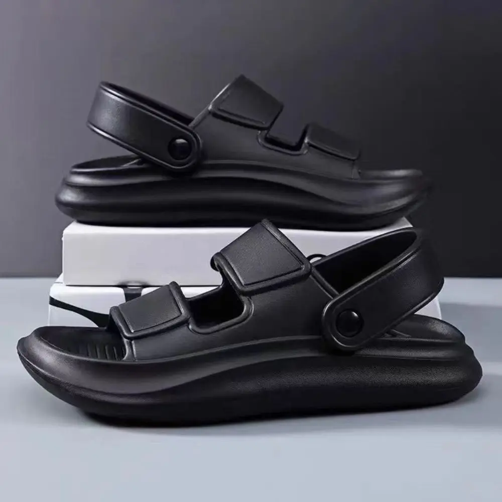 

Fashion Anti Slip EVA Flats Slippers Anti Odor Open-toe Platform Slides Sandals Beachwear Shoes Slippers for Men Summer