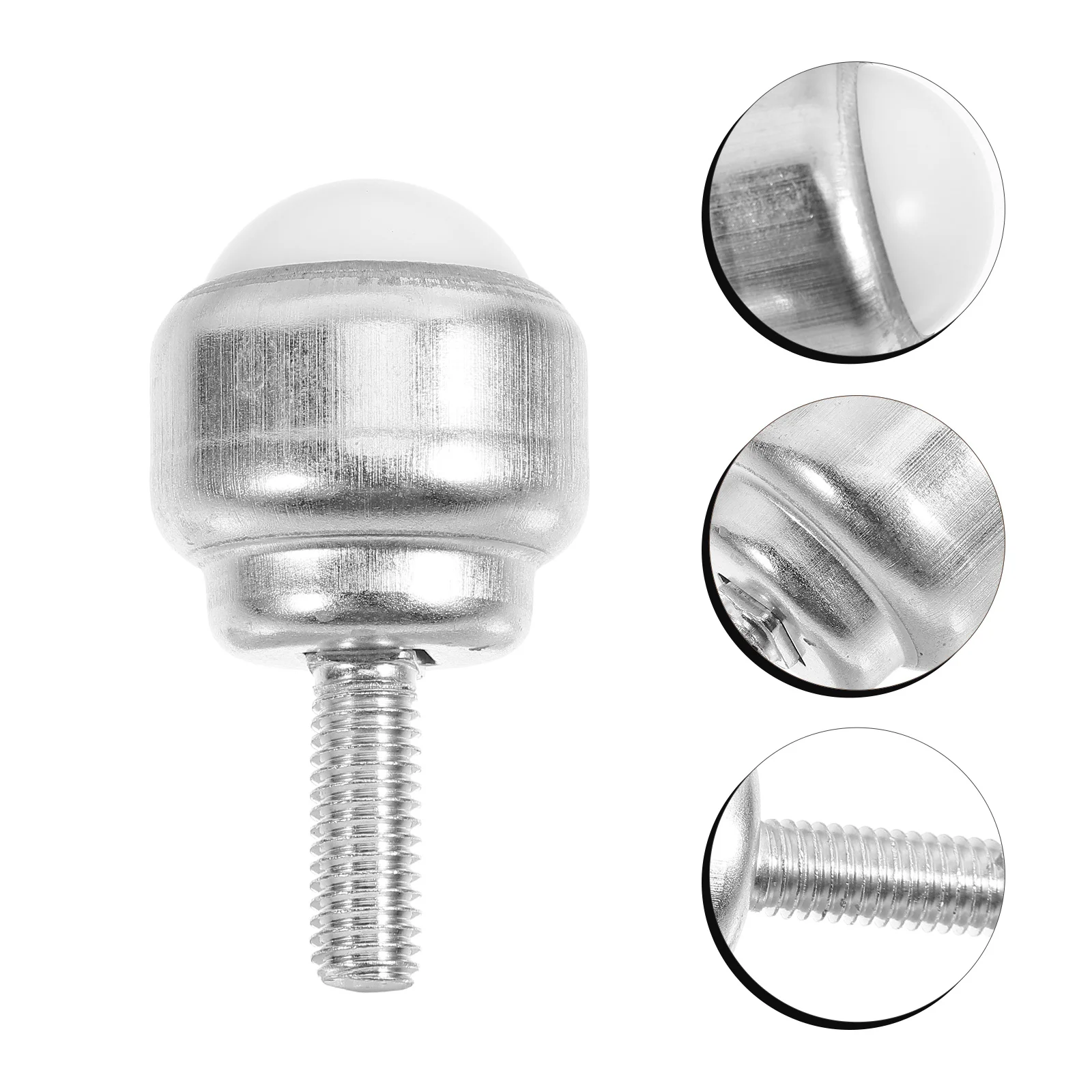 

6Pcs Nylon Ball Transfer Casters Heavy Duty Stem Mount Roller Bearings Smooth Moving Universal Wheels for Tables Chairs Office