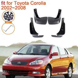 For Toyota Corolla E120 E130 2000 2001 2002 2003 2004 2005 2006 Accessories Mud Flaps Splash Guards Mudguards Fender Front Wheel