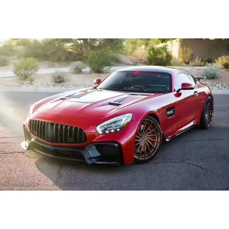 Runde قطع غيار السيارات ل 2014-19 GT GTS ترقية IMP نمط طقم الجسم سيارة الوفير الجبهة الشفاه الجانب تنورة المفسد هود #5