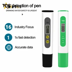 TDS Meter Water Quality Tester Automatic Calibration 0-990ppm Purity Water Meter for Swimming Pool Drinking Water Measuring Tool