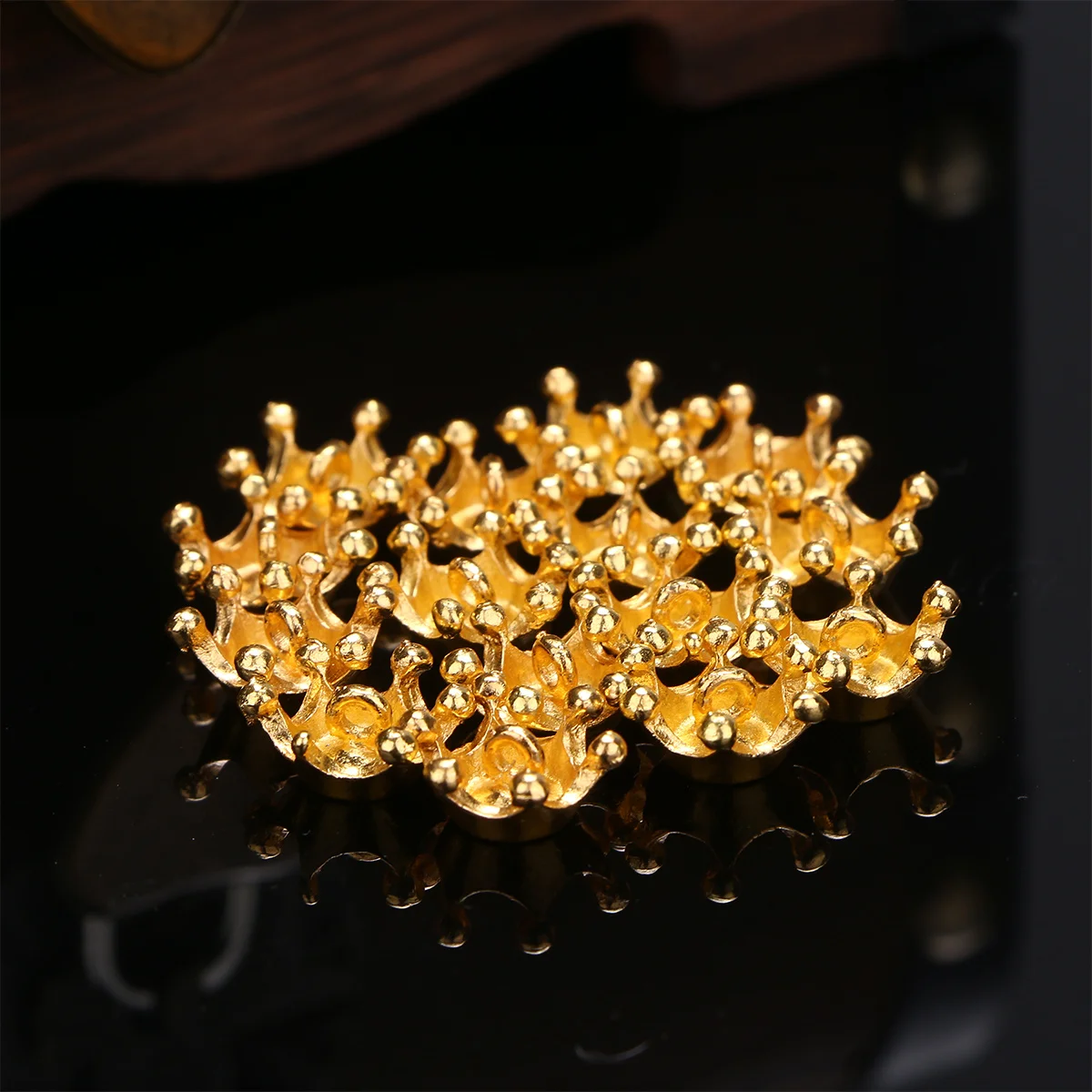 

100 шт., аксессуары ручной работы из сплава с короной, легкие и прочные для ювелирных изделий «сделай сам», сумка с подвеской, аксессуар, ювелирный аксессуар