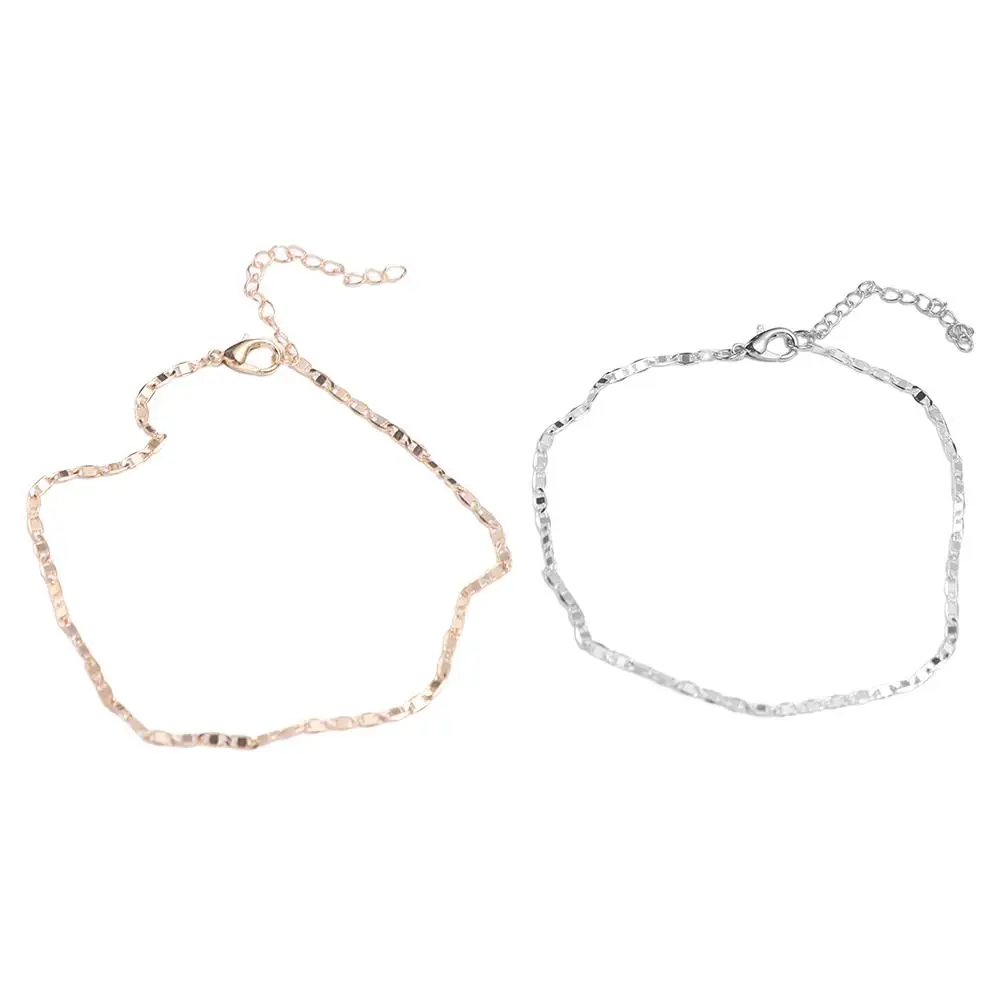 Simple Alloy Sexy Chain Anklet Bohemian Ankle Bracelet Gold/Silver Foot Chain Barefoot Sandals