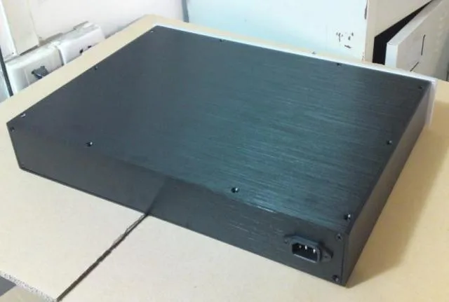 

Full aluminum Goldmund amplifier DIY enclosure chassis/AMP box 430*70*308mm 4307