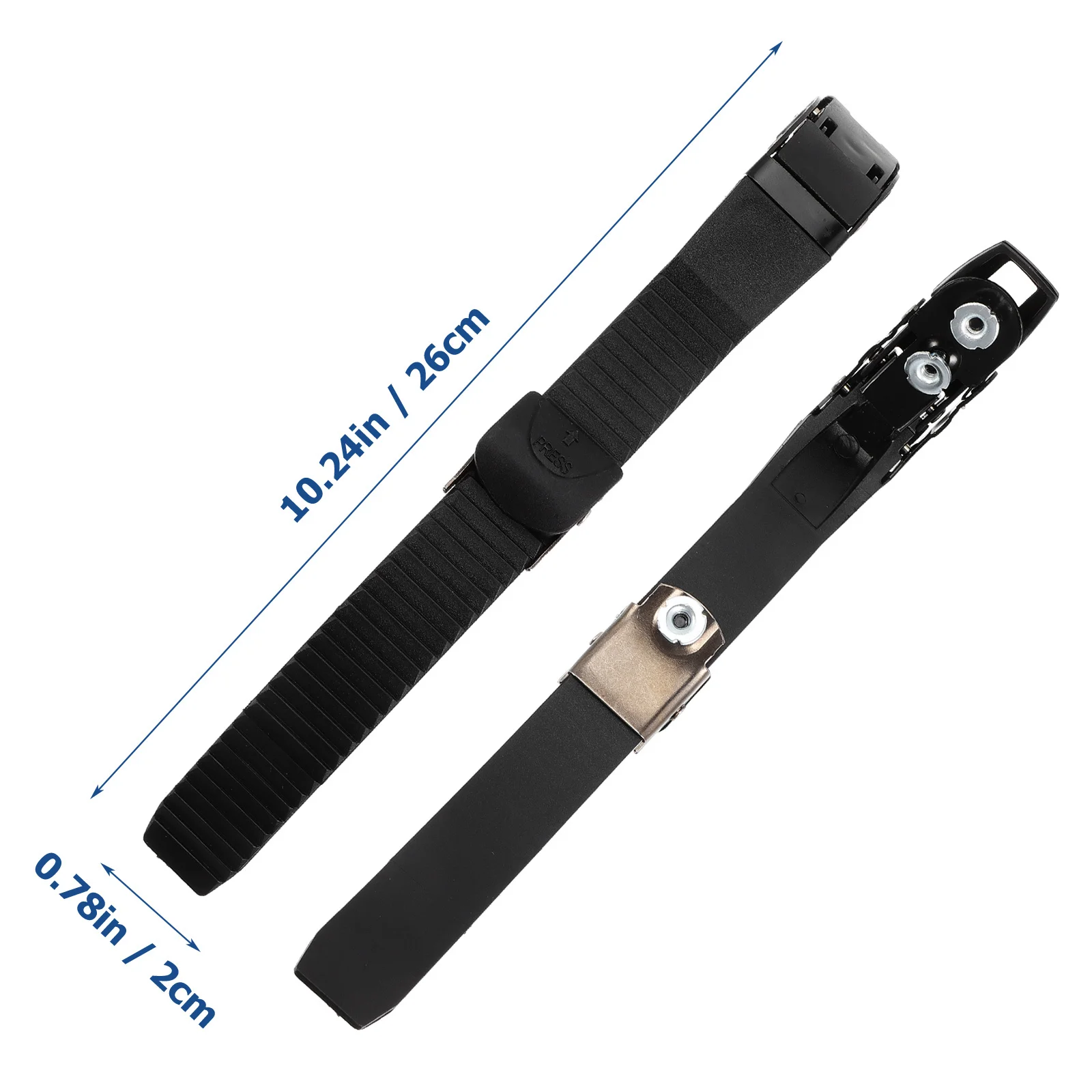 2 قطعة ملحقات أحذية التزلج تصميم ثابت مادة عالية الجودة المهنية الأسطوانة تزلج مشبك حزام المحمولة مشبك حزام