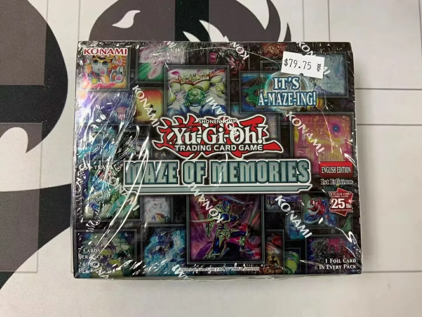 Yugioh KONAMI Duel Monsters TCG Maze of Memories MAZE English 1st Edition Collection Sealed Booster Box