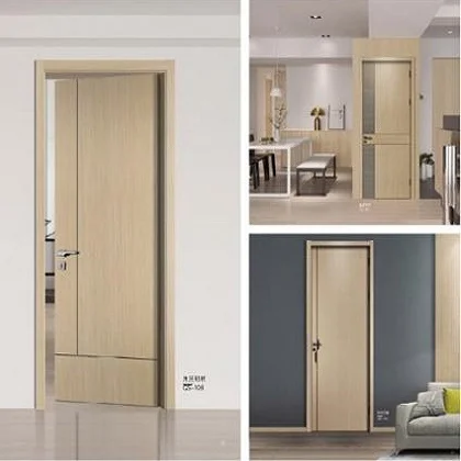 Domestic manufacturers direct sales of lacquer-free solid wood composite interior door