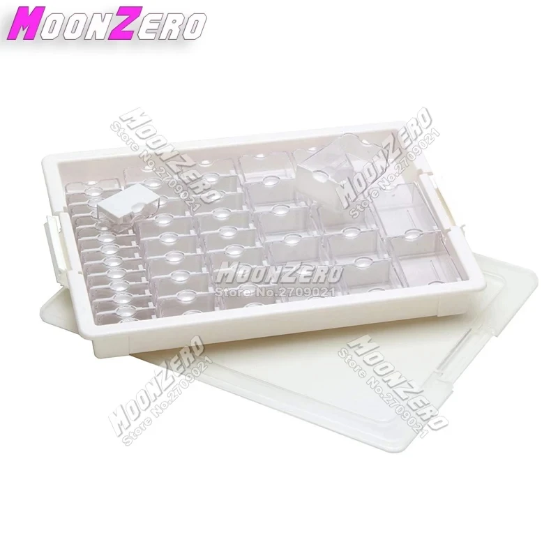 New Style 78 Grid Storage Box Tray Clear Cap For Diamond Embroidery Mosaic Painting Tool Accessories Plaid Jewelry Storage