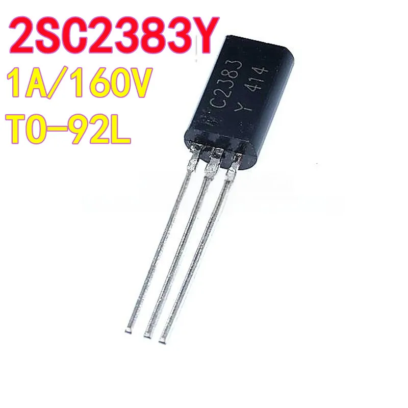 20 piezas Transistor 2SC2383Y C2383 NPN Transistor de potencia pequeña 1A/160V TO-92L