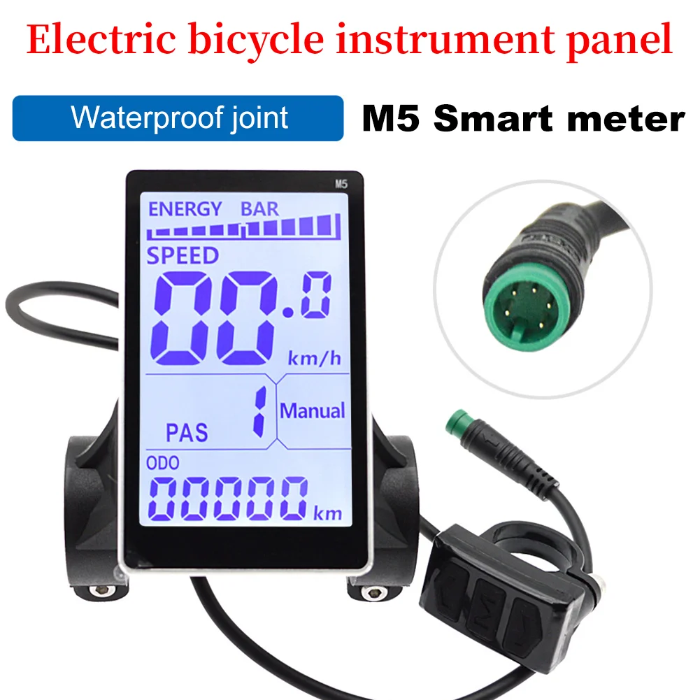 

E-bike Display Universal Electric Bike LCD Display Screen Electric Bike LCD Display Meter for Mountain Electric Bike Parts