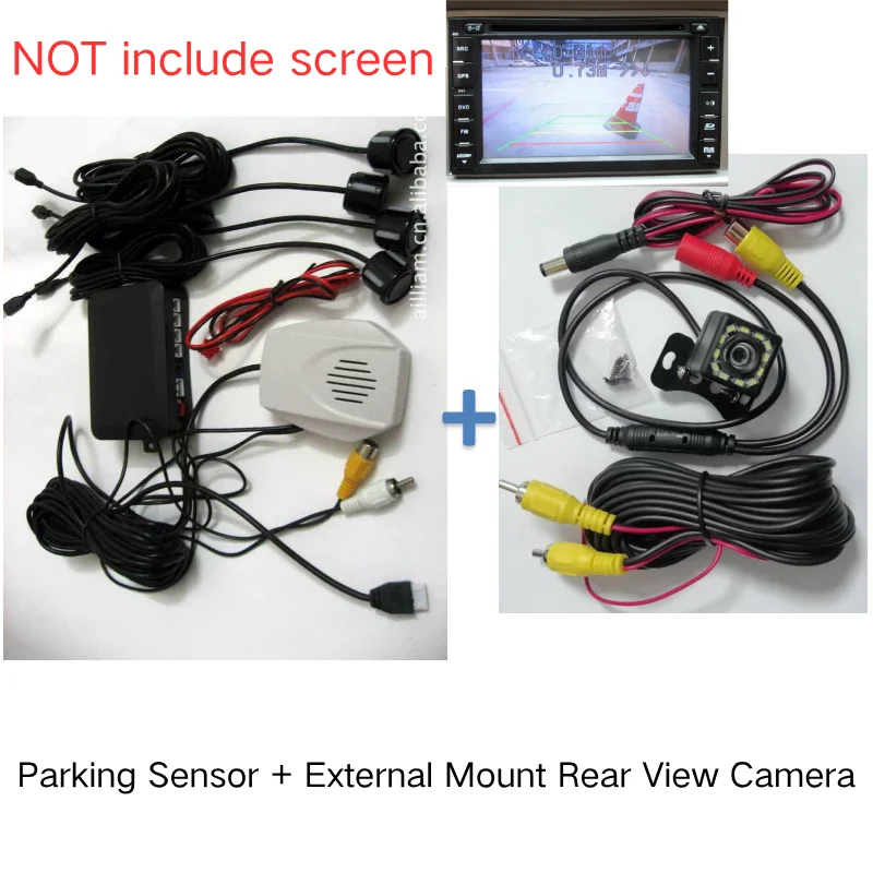 SMART STAR Parking Radar with Image & Digital Distance Display with Backup Camera Support CDD No Screen