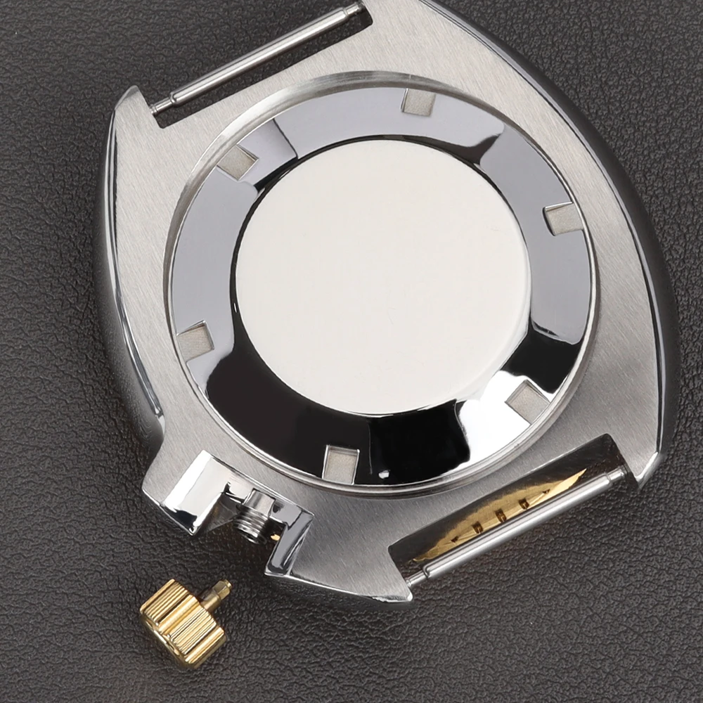 44mm Luxus-Taucheruhrgehäuse NH35 NH36 Gehäuse Uhrenzubehör für SKX 6309 6105 Turtle Mod Saphirglas mit 4.1 Krone 10ATM – Detail 7