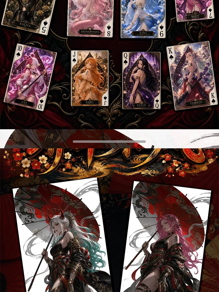 One Piece Cards Anime Acrylic Shikishi Art Board HD Printed Color Paper Collectible Character Card Desktop Decor