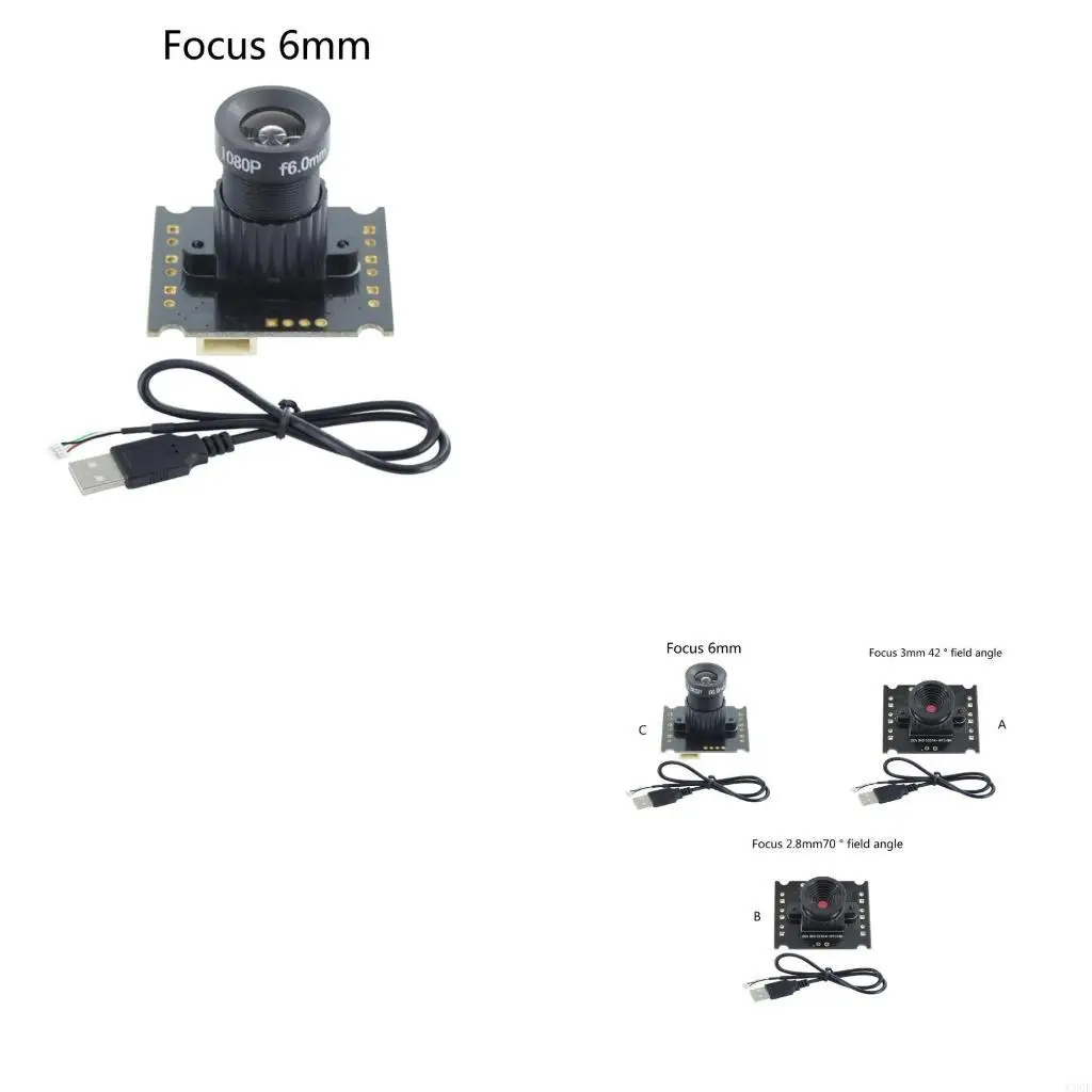 

C90F 1MP OV9726 Camera Module 3/2.8/6mm Focal-length USB Driver Manual-focus 1280x720 Camera Lens Assembly