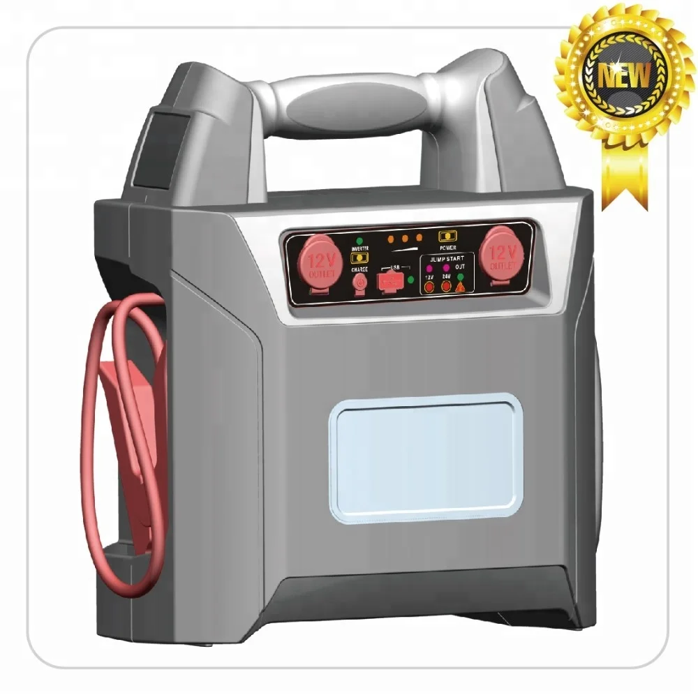 Newest 12V 24V Car Jump Starter sealed Truck Acid Lead Battery Power Station Power Inverter
