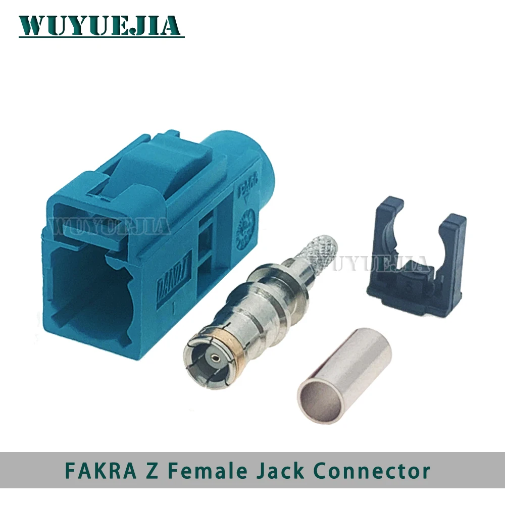 1Pcs Fakra 코드 A/B/C/D/E/F/G/H/I/K/Z 암 잭 커넥터 RG316/RG174 피그테일 케이블용 RF 동축 와이어 커넥터 납땜