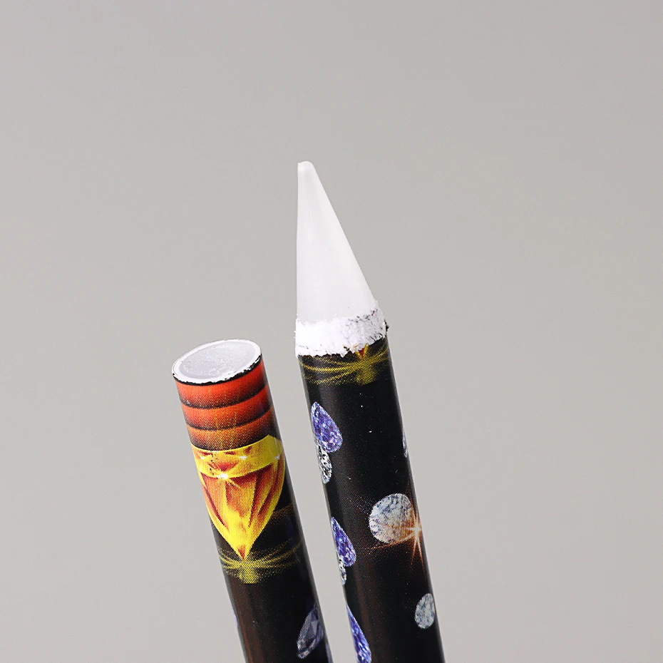 Nail Art Dotting Wax Pencil Set with Pencil Sharpener Stick Rhinestone Crystal Picker Professional Manicure Accessories Supplies