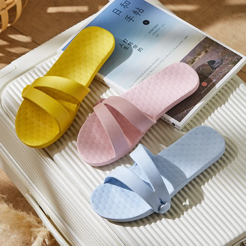 2025 New Foldable EVA House Slippers Portable Hotel Travel Slipper Bathroom Non-Slip Slides Home Indoor Flat Shoes for Men Womem