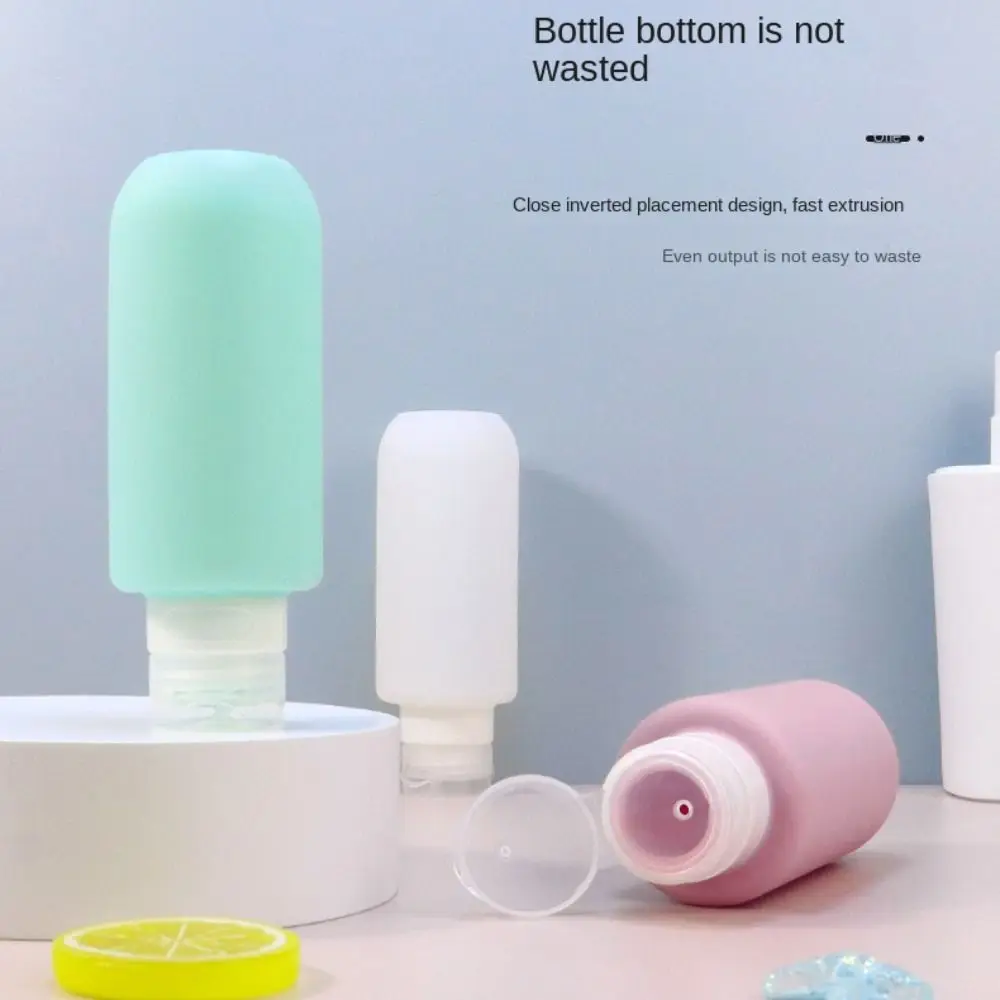 Accesorios de viaje de 200ml, botella de silicona recargable para lavado de manos portátil, tubo de subembotellado, botellas vacías, contenedor para apretar