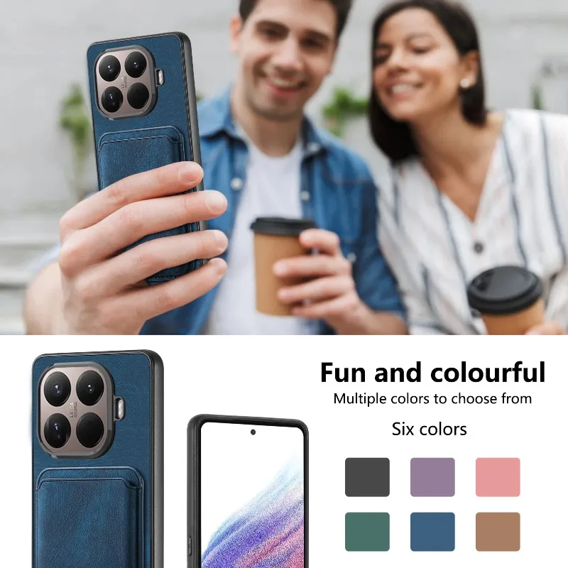 Skórzane etui Magsafe do Xiaomi 15T 17T Pro, magnetyczne, odłączane, 2 w 1, z kieszenią na karty, pokrowiec na Xiaomi Mi15 T 15Tpro — zdjęcie produktu 6