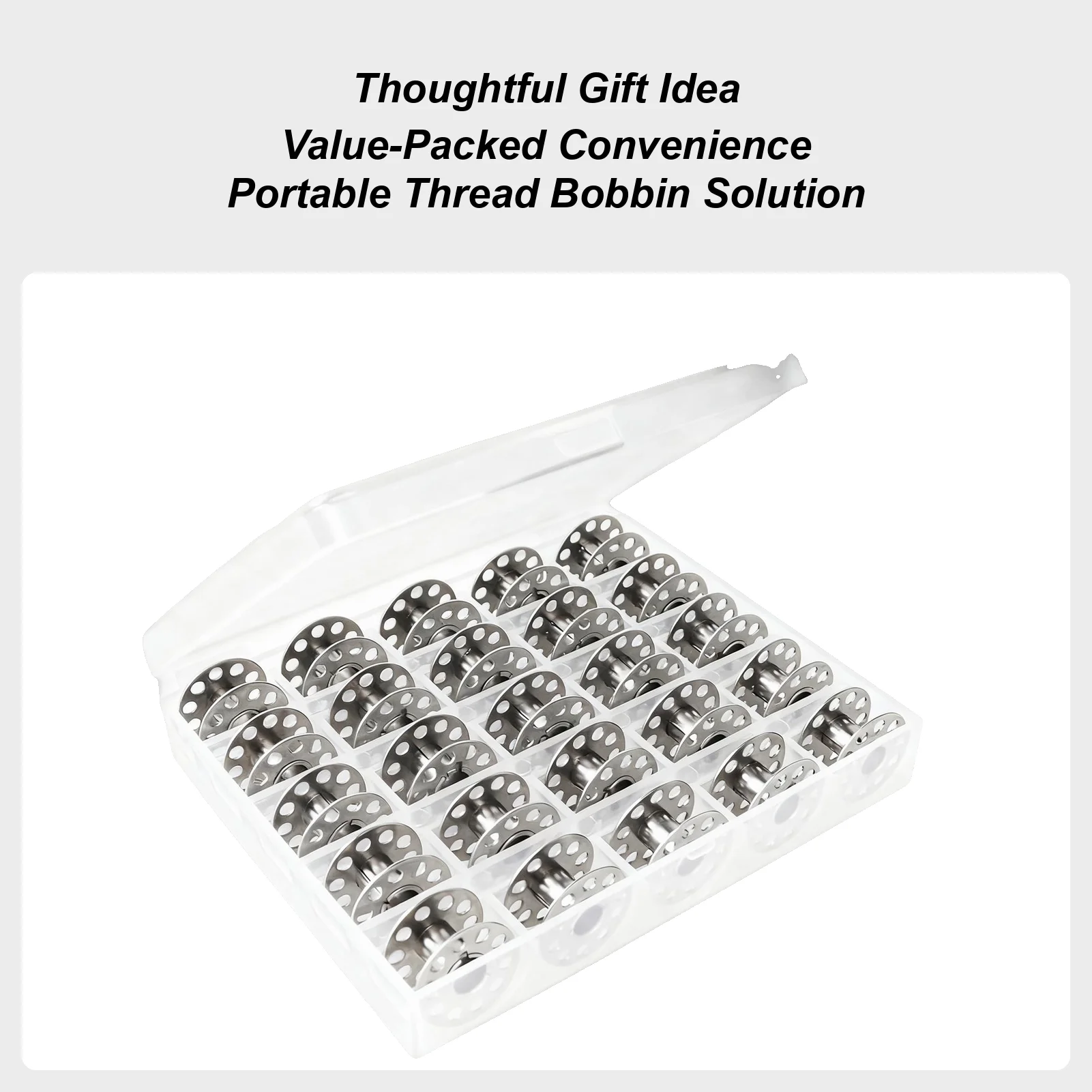 

Bobbins For Embroidery Machine 25 Pieces Universal Stainless Steel Home Supplies Embroidery Thread Bobbins For Crocheting Class