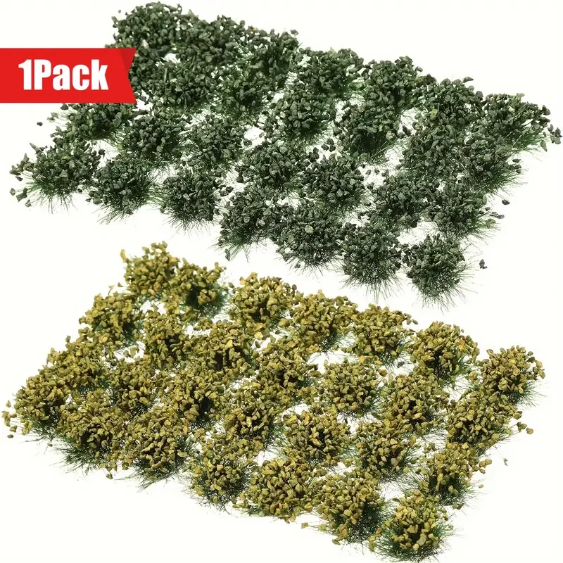 1/35-72 Miniature Scale Simulation  Tuft Miniature Static Grass Model  Military Scenery Railway Layout DIY Diorama