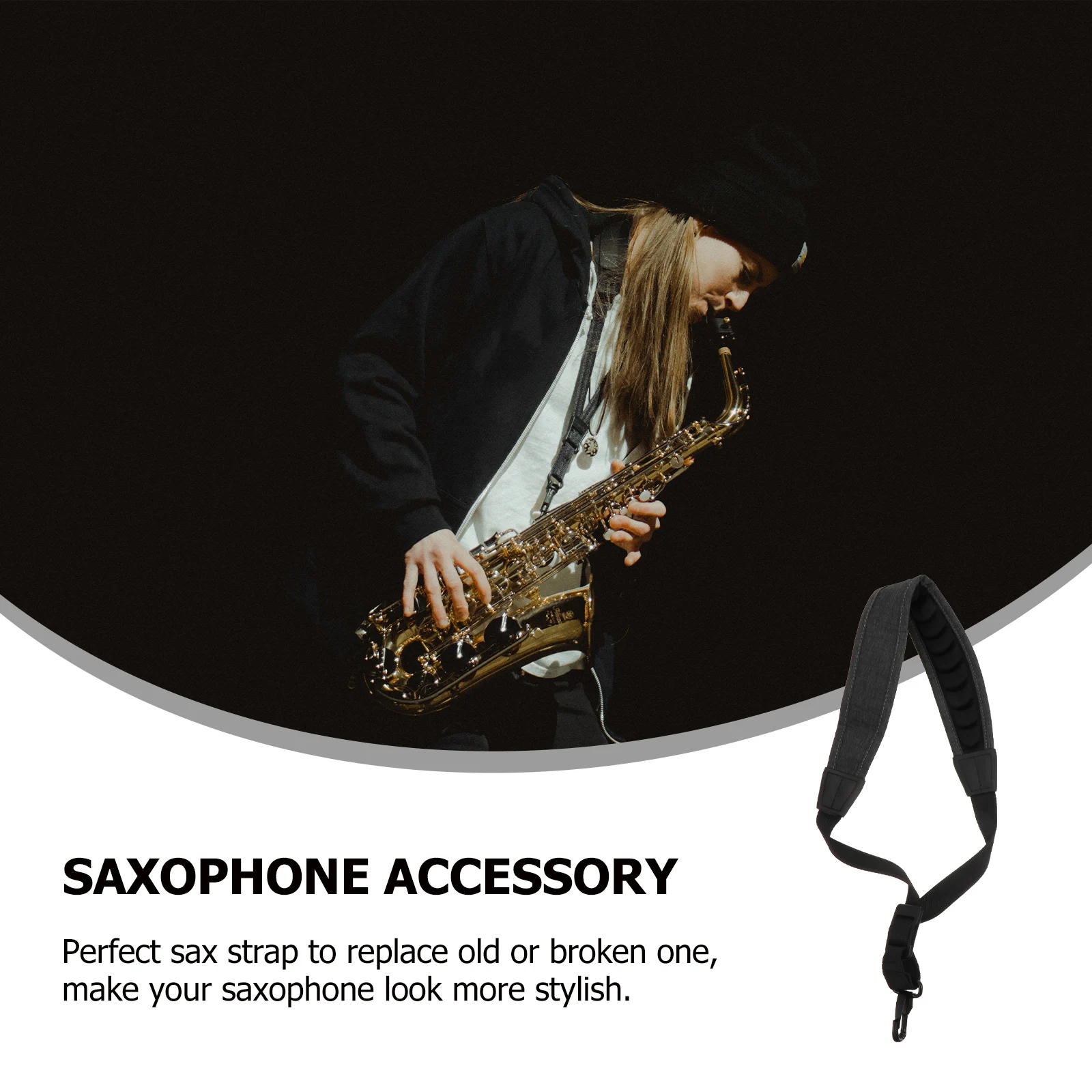 

Suspenders Saxophone Neckband Balance Lanyard Oxford Cloth Hanging Strap Supply