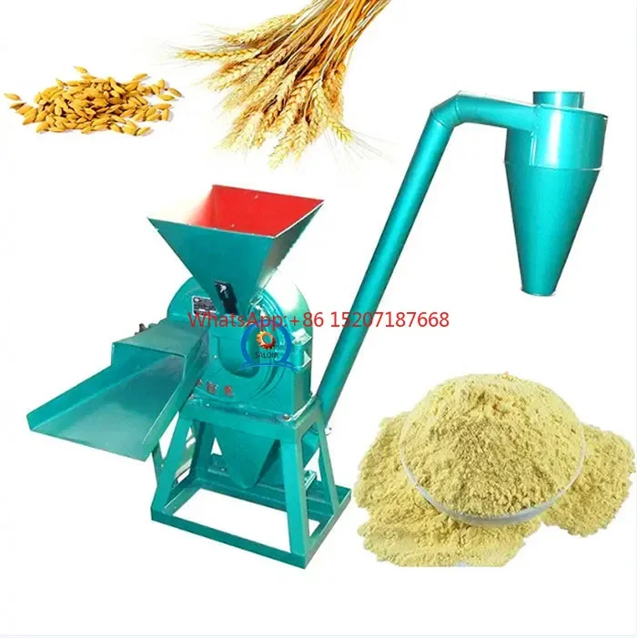 

hot sale factory direct white sugar condiment crusher self-priming corn feed mill farm chicken duck goose crushing feed machine