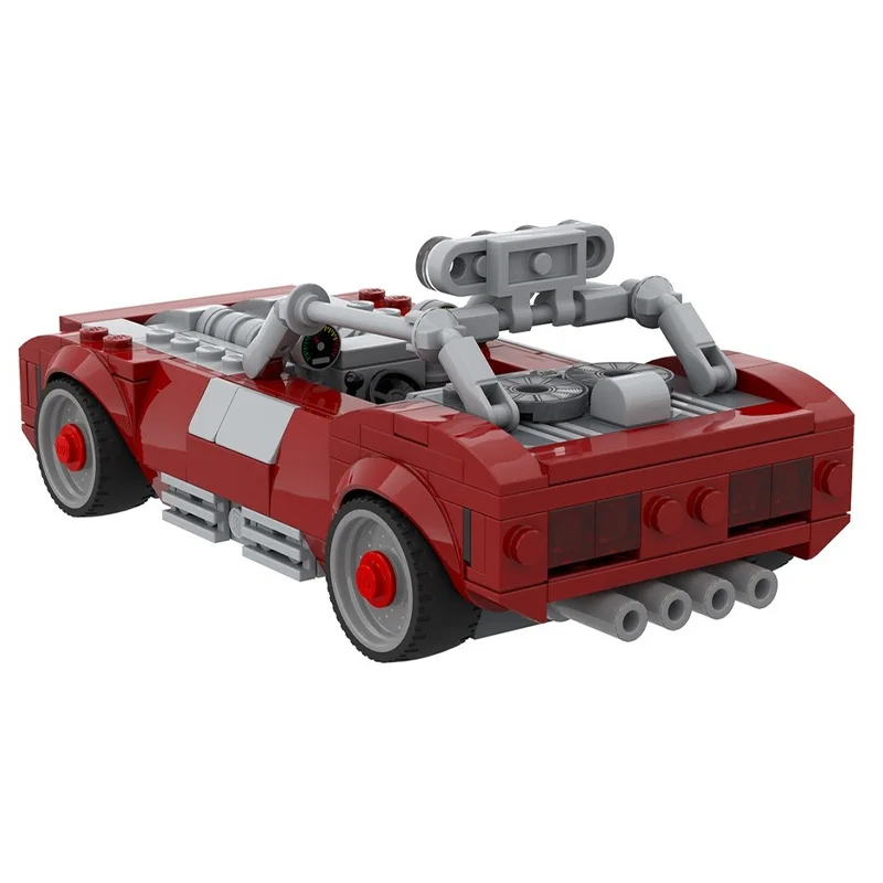 274 قطعة MOC Piledriver العجلات الساخنة مسرعات مدينة نموذج اللبنات العمارة تجميع لتقوم بها بنفسك لعبة الطوب هدية الكريسماس للأطفال #4