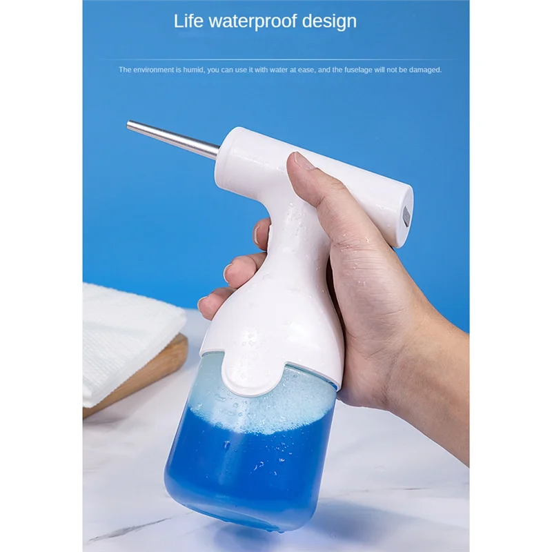 

1Set Automatic Electric Foam Dispenser Foaming Shampoo Detergent Bubble Sprayer 350Ml
