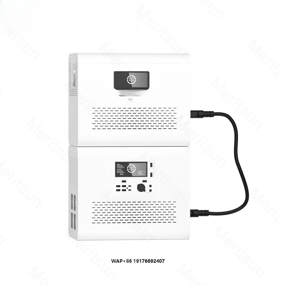 

MeritSun Portable Power Station Solid State Lithium Battery 2400W for Home Backup, Emergency, Outdoor Camping