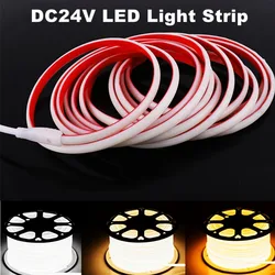 COB LED Strip Light CRI90 Elastyczna taśma LED 320LEDs/M DC24V IP68 Wodoodporna silikonowa rurka COB High Density Liner LED Strip Lamp