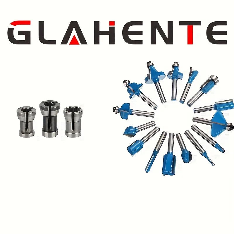 

‌ Набор твердосплавных фрез «18 шт. 1/4» с 3 адаптерами — профессиональные инструменты для обрезки древесины» ‌