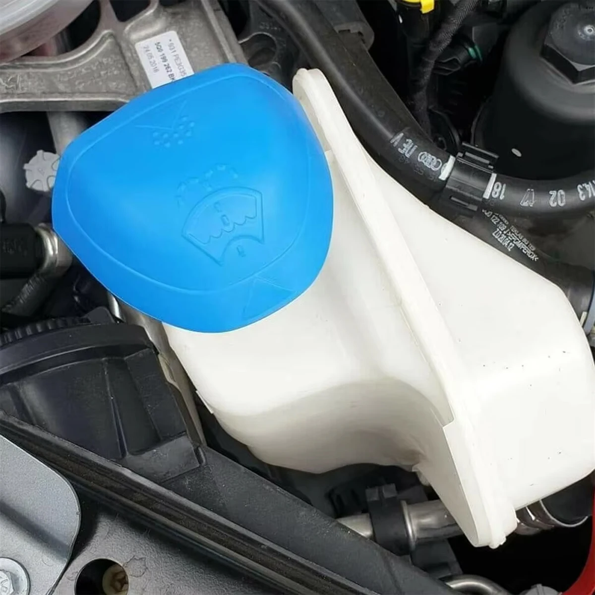 6V0955485 ممسحة زجاج أمامي غسالة خزان السوائل غطاء زجاجة 1 قطعة لشركة فولكس فاجن سكودا 00009670