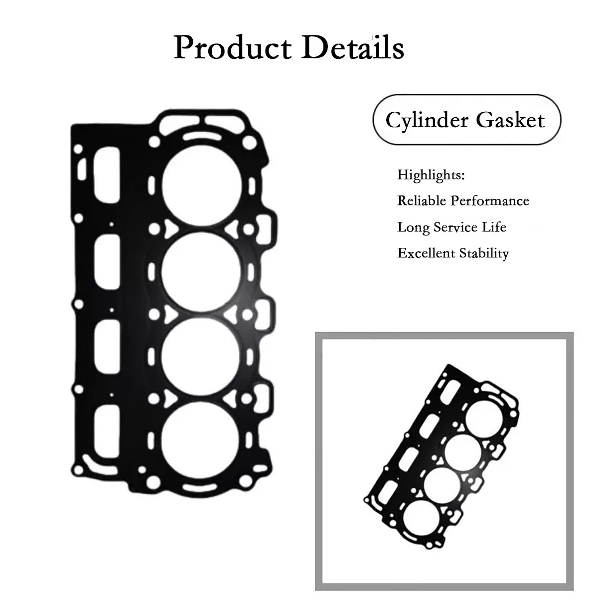 67F-11181 Cylinder Head Gasket for Yamaha 75 90 115 HP 4-Stroke Outboard Motor Engine Replacement Seal
