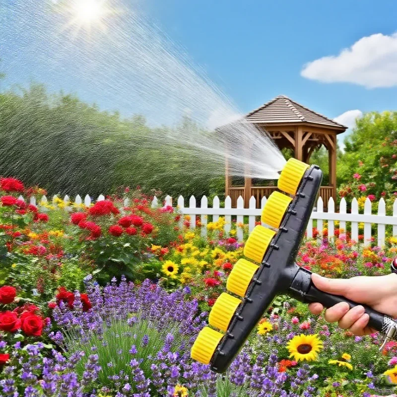 

1 шт. Регулируемая насадка-распылитель для сельского хозяйства, для полива огорода, газона, фермы, овощей, инструмент для орошения и полива