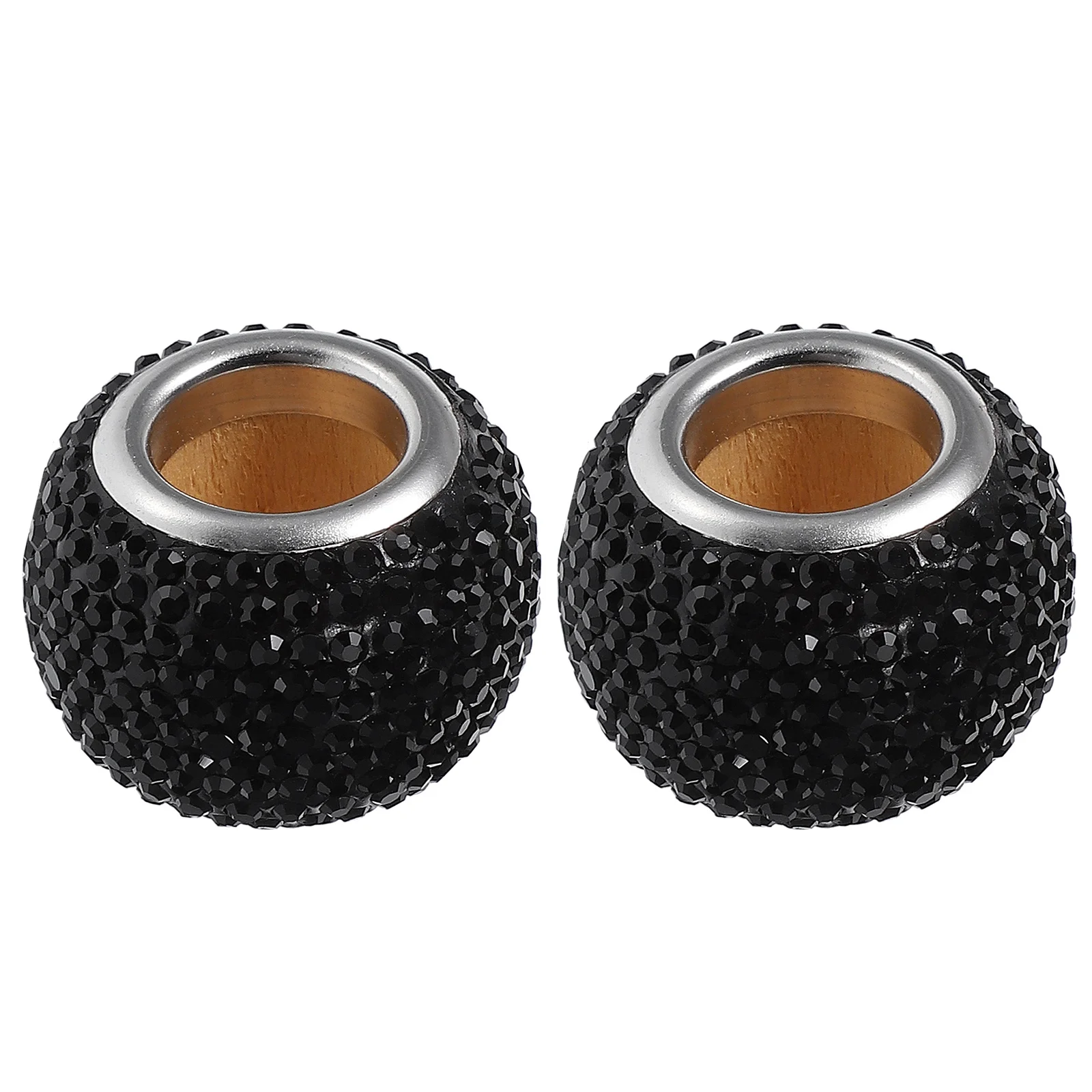 

2Pcs Rhinestone Car Headrest Collars Crystal Diamond Auto Interior Decoration Car Headrest Collars