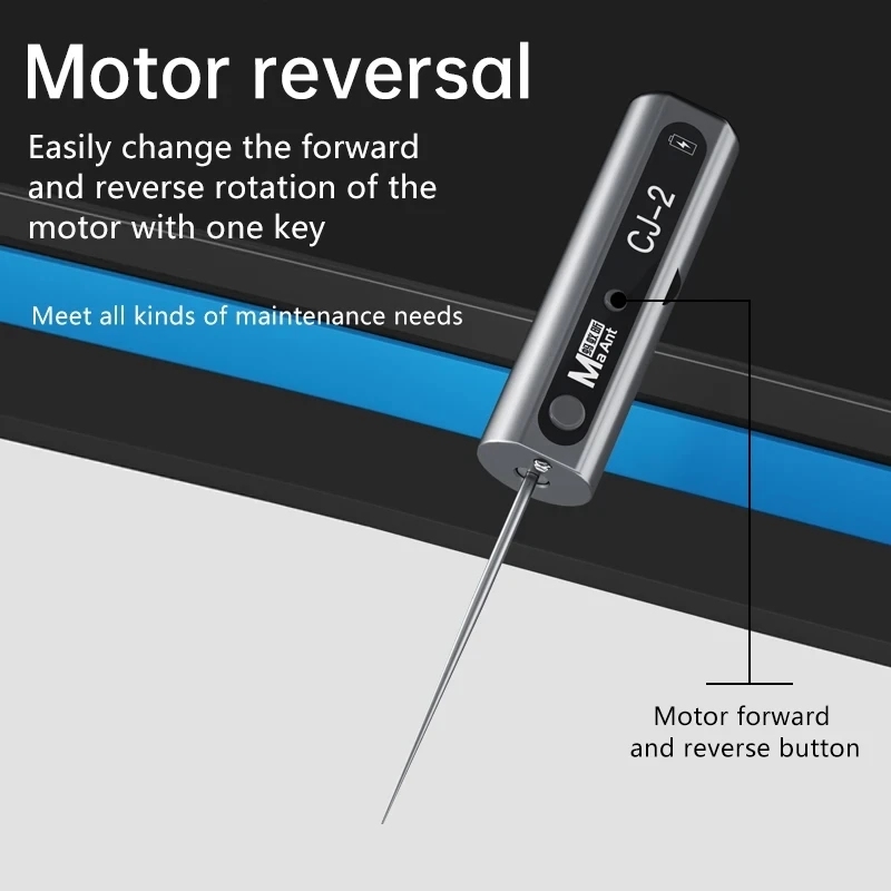 MaAnt CJ-2 Adjustable Electric Glue Remover Rod Mobile Phone LCD Touch Screen OCA Glue Removing Tool With Dust Detection Lamp