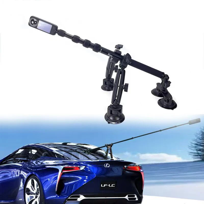 

Лидер продаж, автомобильная 360-градусная панорамная спортивная камера для селфи, палка для селфи, штатив на присоске для крыши для Insta360