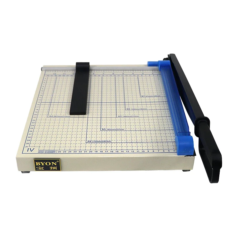 

Byon A4 Multifunctional Paper Cutter(white) Labor-saving Cooper Iron Aluminum Sheet Steel Knife Paper Press Accurate Scale