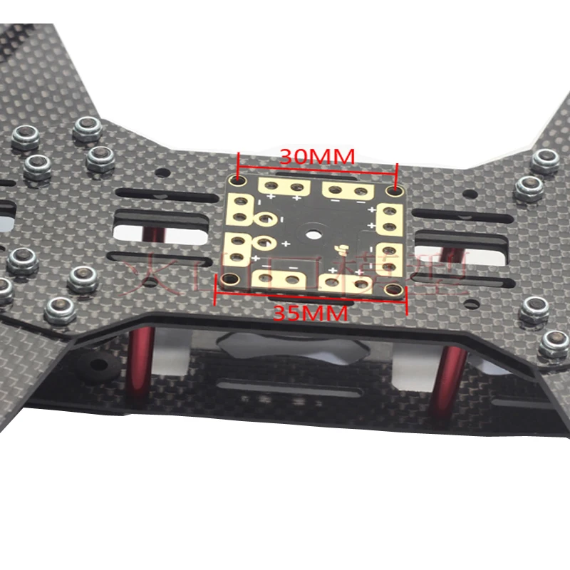 Tablero de distribución de energía para Dron RC Mini, cuadricóptero multicóptero con 4 orificios, 30x30, 35x35, PCB, ESC, DIY