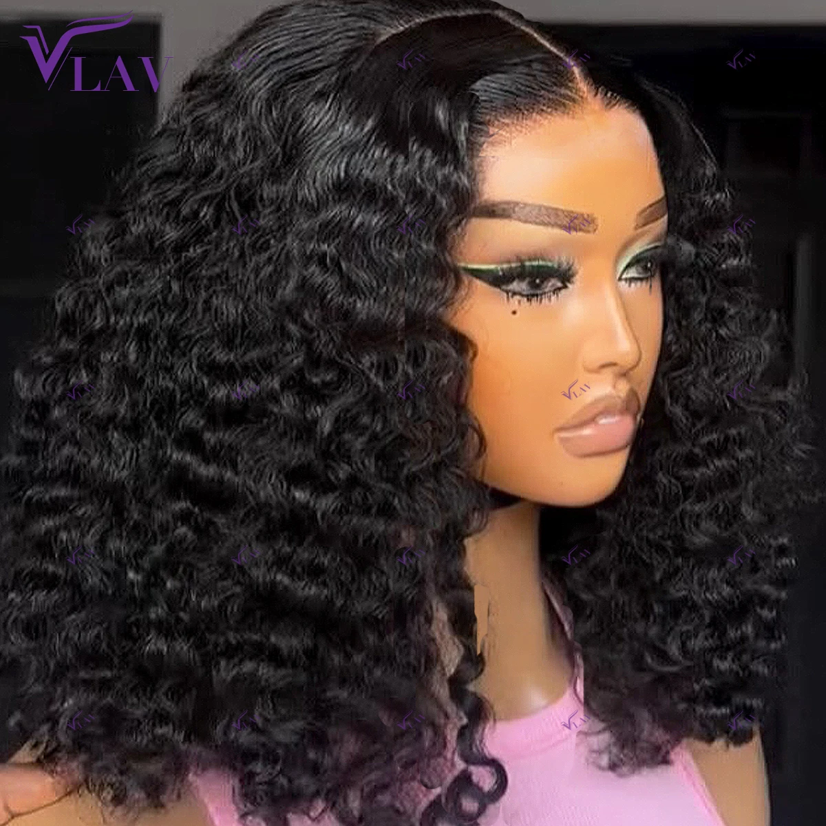 450 밀도 곱슬곱슬한 100% 인모 글루리스 가발 3 - Hd Lace Frontal Wig Human Hair Pre Plucked 리뷰 및 가격