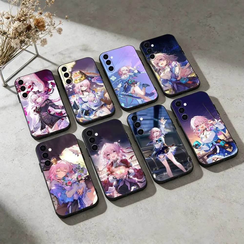 

March 7th Phone Case For Samsung GalaxyA13,21s,22,31,32,52,53,71,72,73,Soft Black Cover