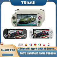 Trimui Smart Pro Portable Retro Arcade Game Console 4.96inch IPS Handheld Game Console Type-C LINUX HD Screen Smart Video Player