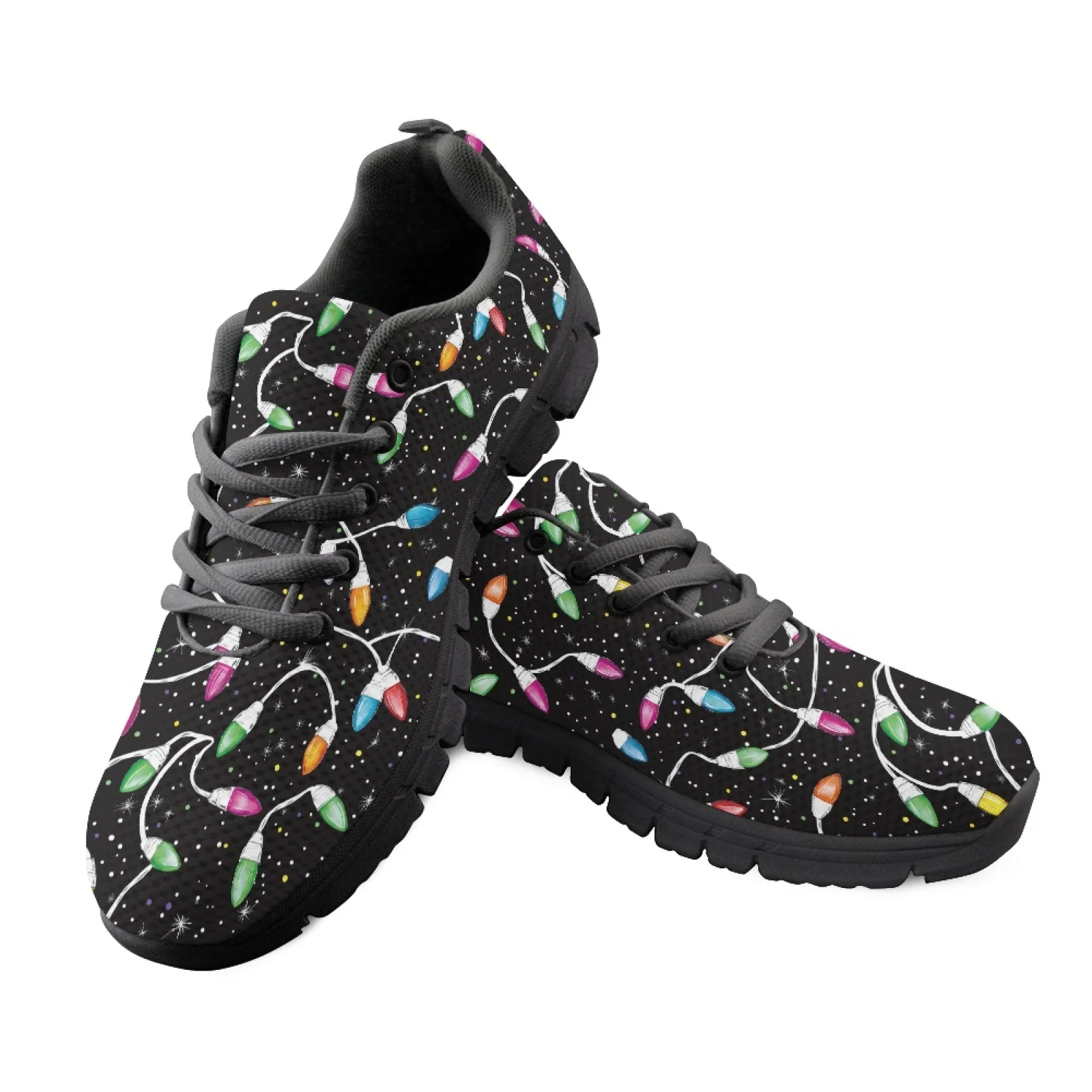 Coloranimal Fairy Lights Womens Fitness Sneakers for Walking and Standing Non Slip Nursing Shoes for Women for Travel