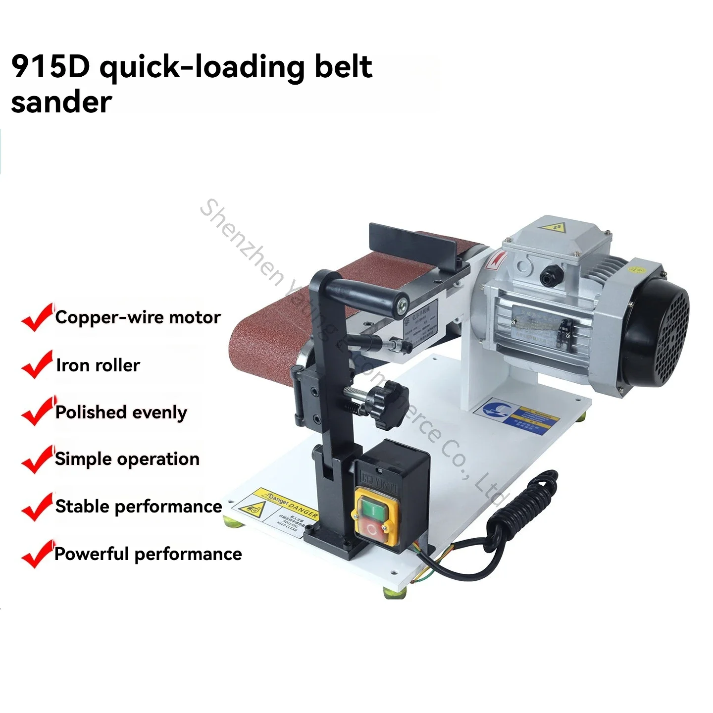 Flat metal sander, 915D benchtop high-speed polishing machine, industrial polishing machine380v 