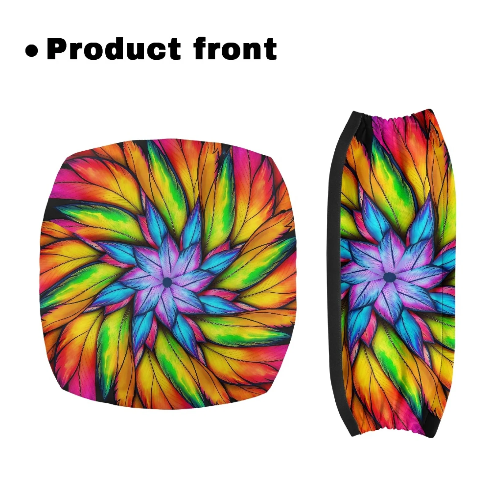 Coloranimal Quick Installation Wrinkle Free Set of 2 Walker Seat Cushion Cover for Women for Home Feather