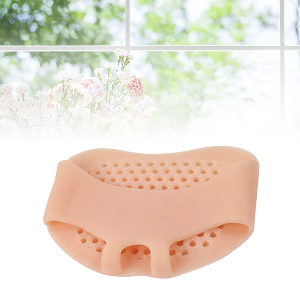 

5 Pairs Metatarsal Gel Pads Breathable Pain Relief Foot Cushions Soft Support Anti Slip Pink For Socks Shoes Boots Daily