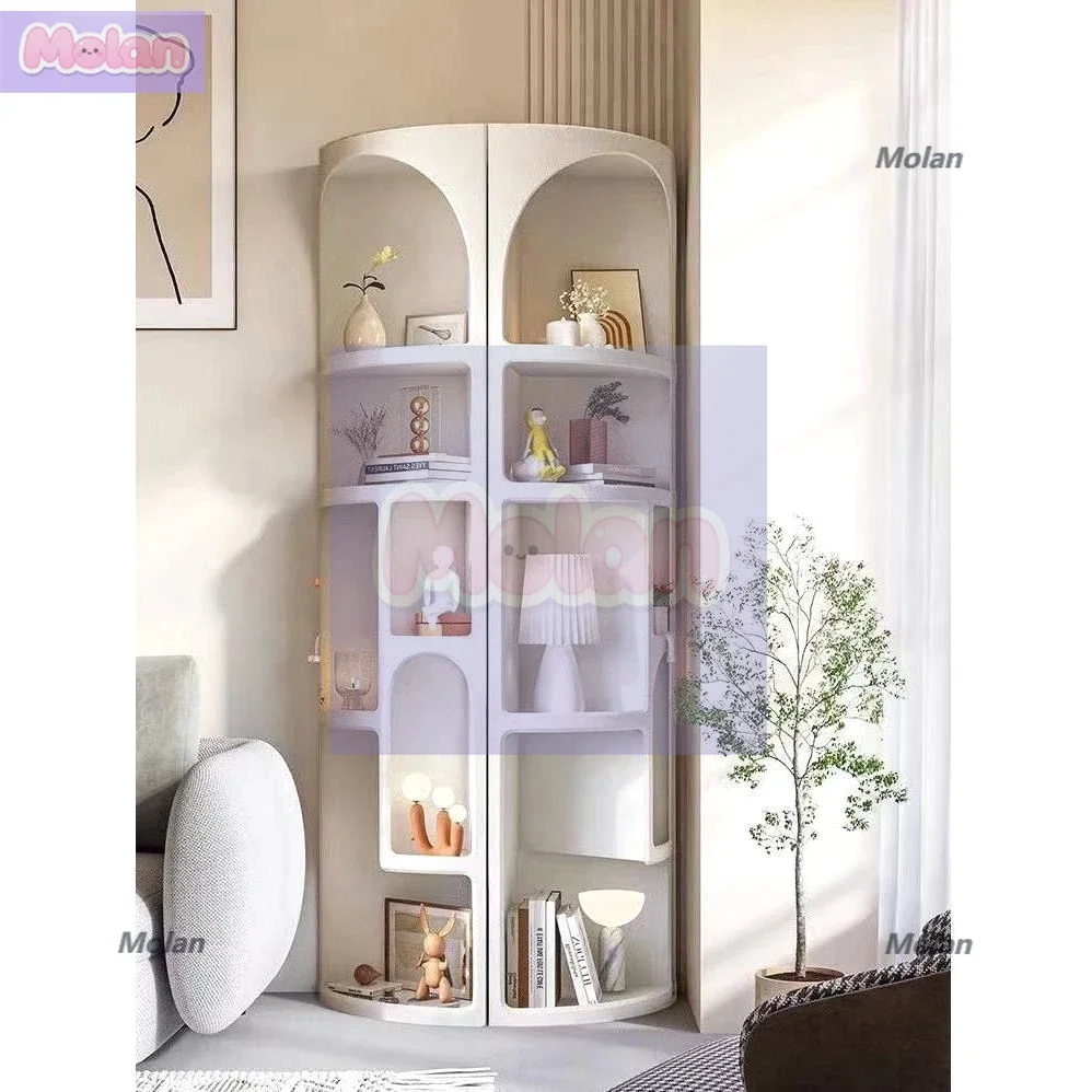 

New rack Fan against the wall cabinet bedside table Triangle corner cabinet Corner cabinet