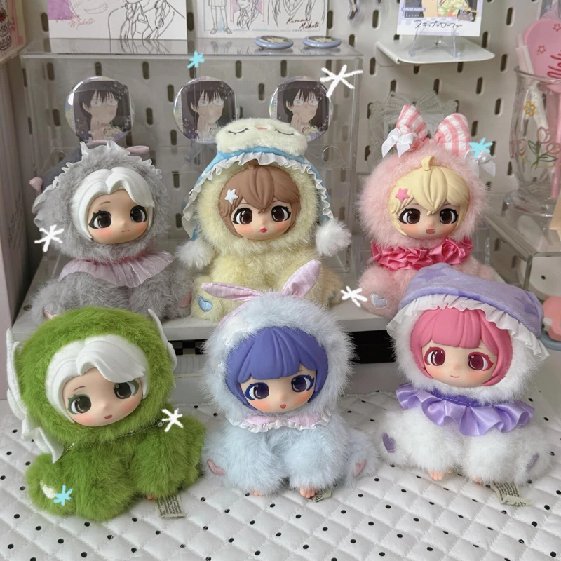 

Vivistar's Daily Life Series Plush Blind Box Vinyl Face Cute Action Figure Decoration Birthday Toy Collect Mystery Pendant Gifts